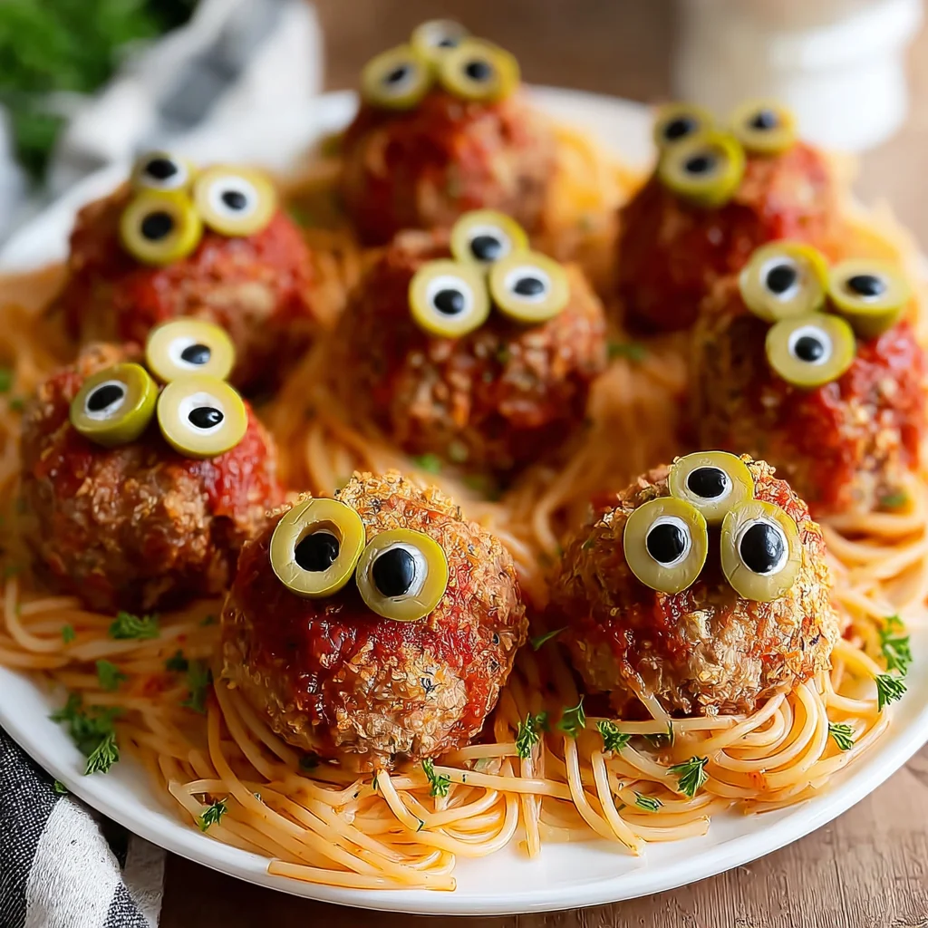 Monster Meatballs – Spooky, Savory & Fun for Halloween!