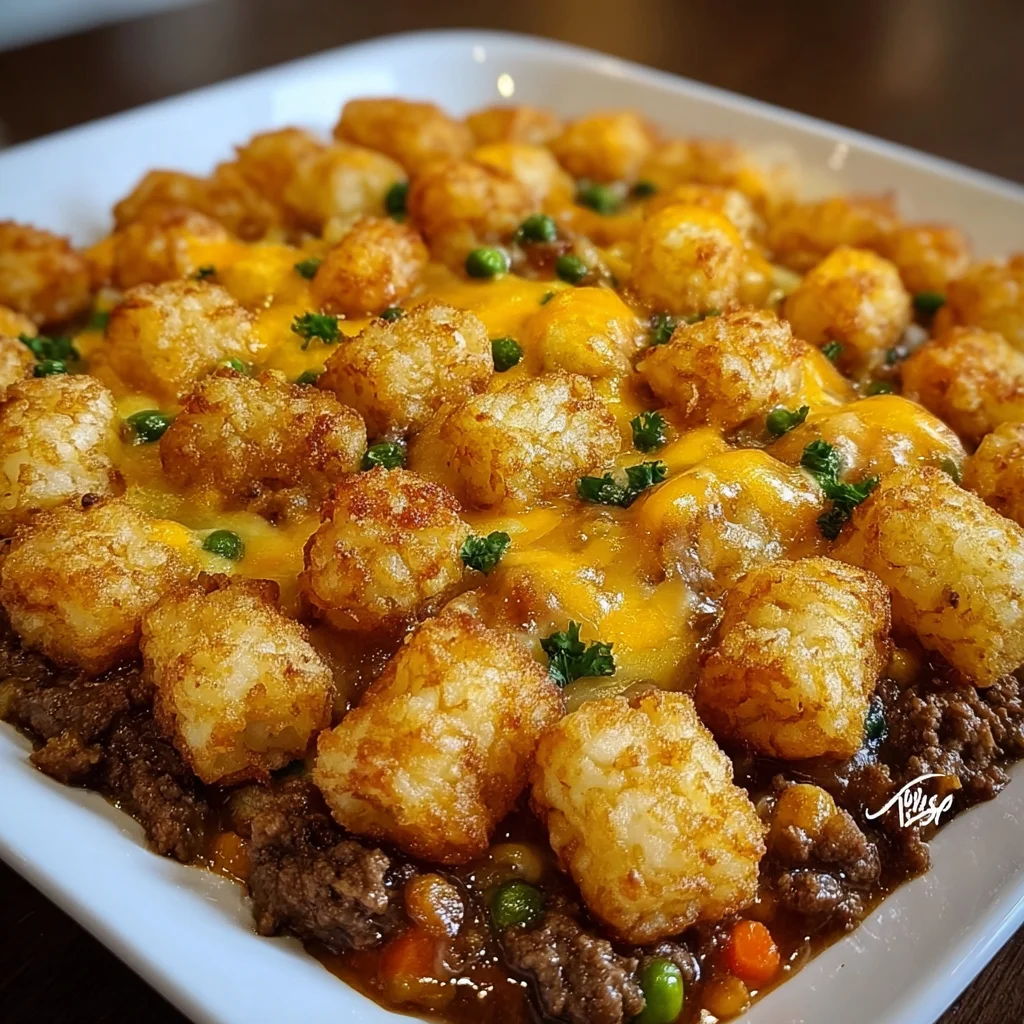 TATER TOT CASSEROLE – The Ultimate Comfort Food Classic!