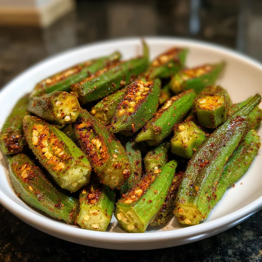 Air Fryer Okra | Crispy, Flavorful & Guilt-Free Southern Snack