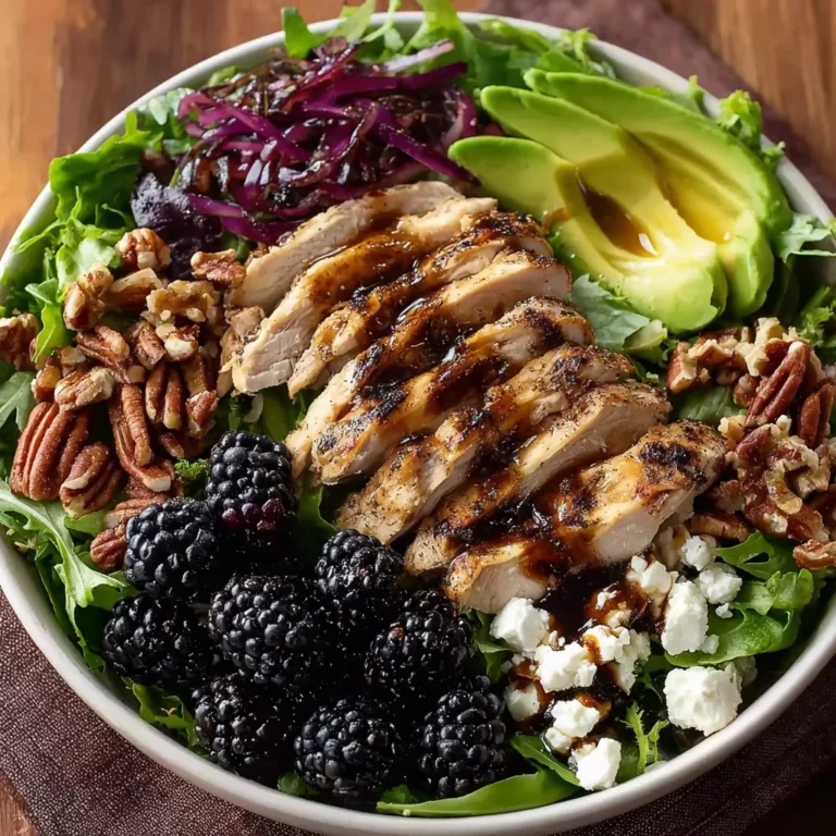 Blackberry Chicken Salad – Sweet, Savory & Stunning!