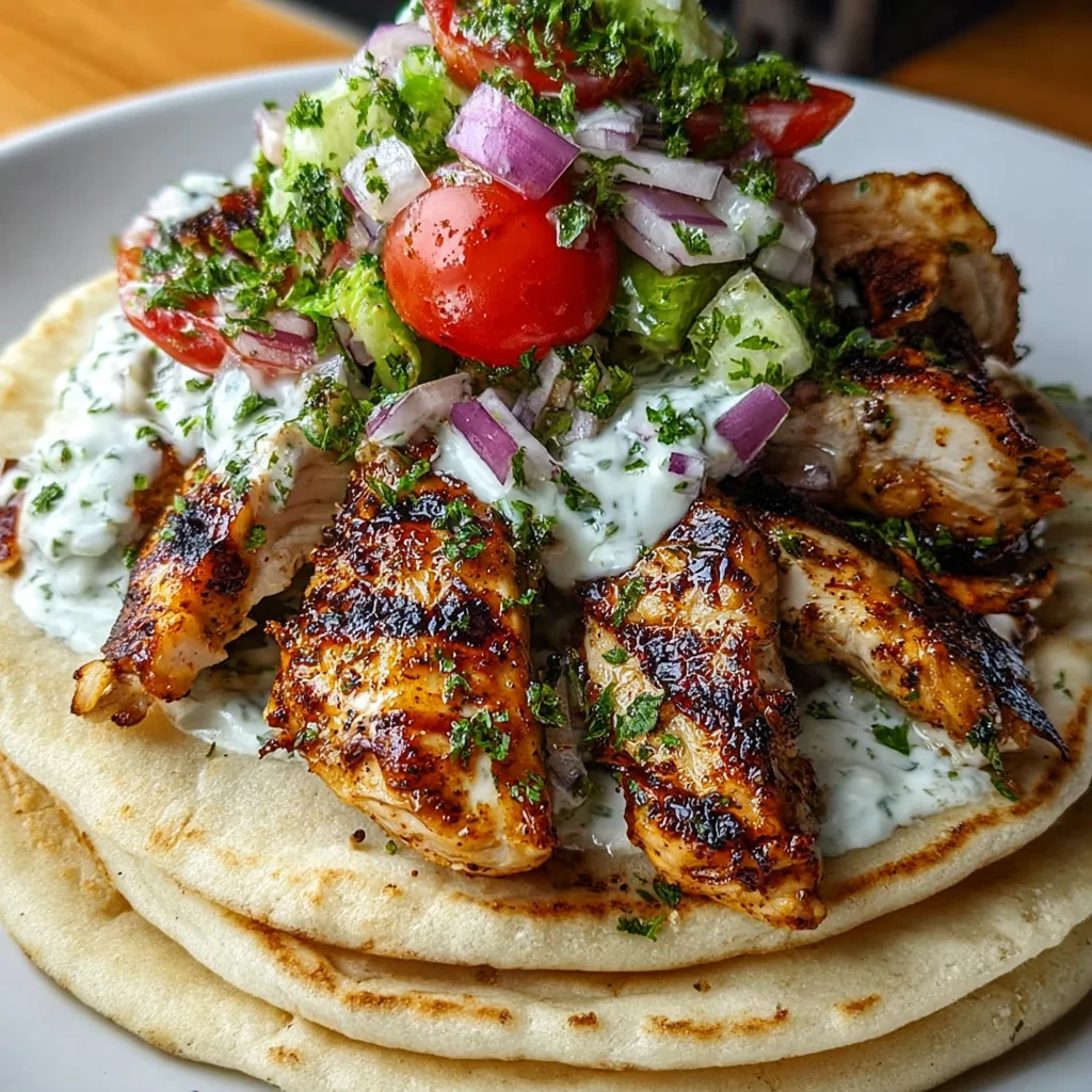 Greek Chicken Gyros – Your Tastebuds' Vacation to the Mediterranean!
