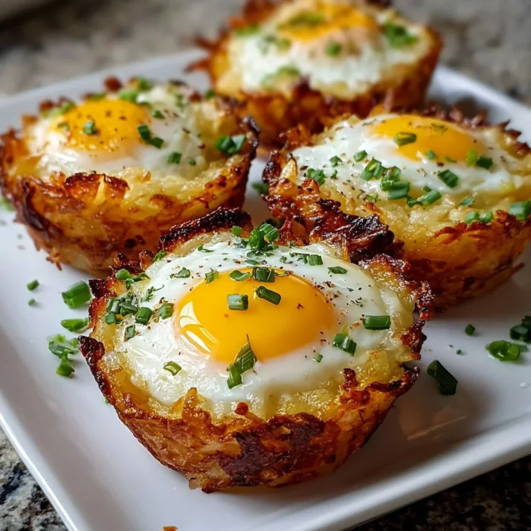 Crispy Hash Brown Egg Cups – The Perfect Breakfast Bites!
