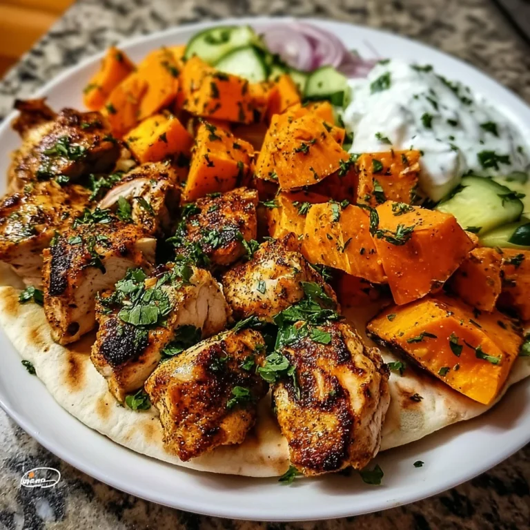 Chicken Gyro Sweet Potatoes (Instant Pot) | Greek-Inspired & Ready Fast!