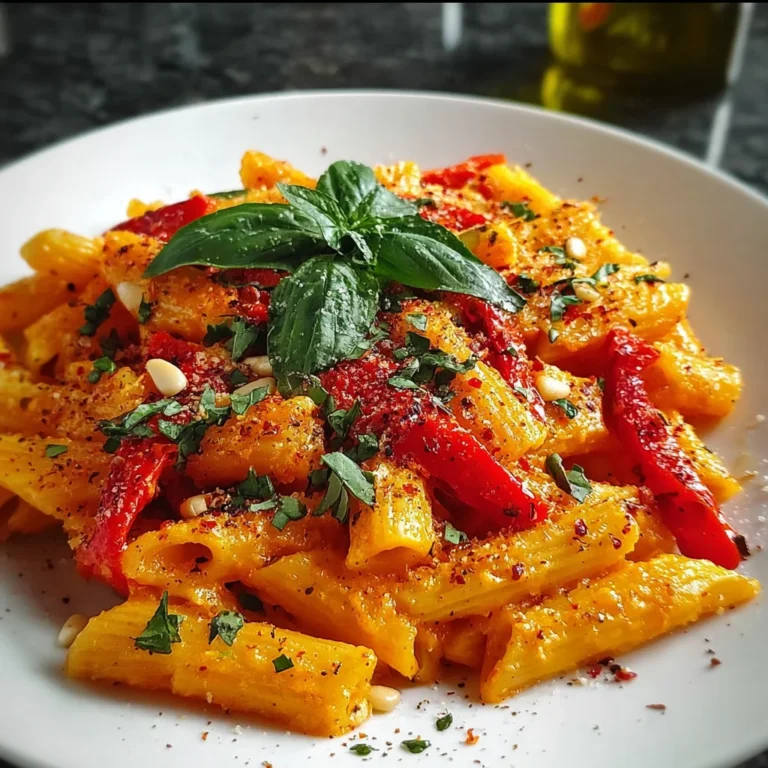 Red Pepper Pasta – Creamy, Roasted & Ready in 20 Minutes!