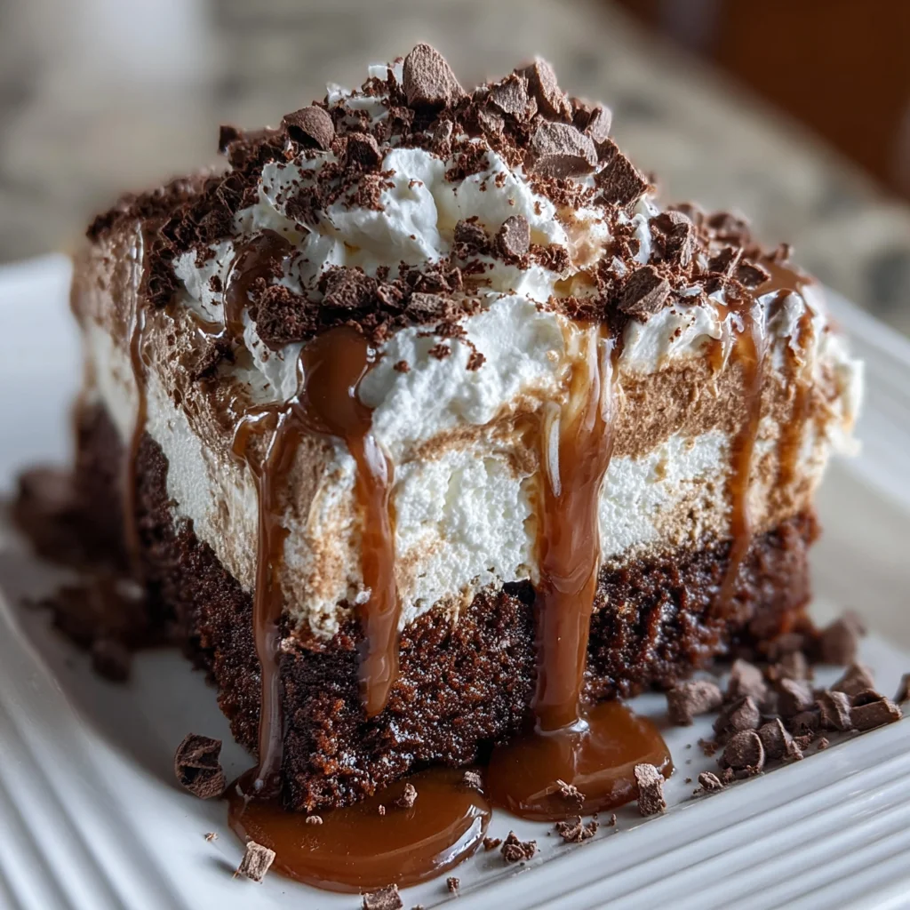 Mocha Poke Cake – Rich, Coffee-Infused & Irresistibly Moist!