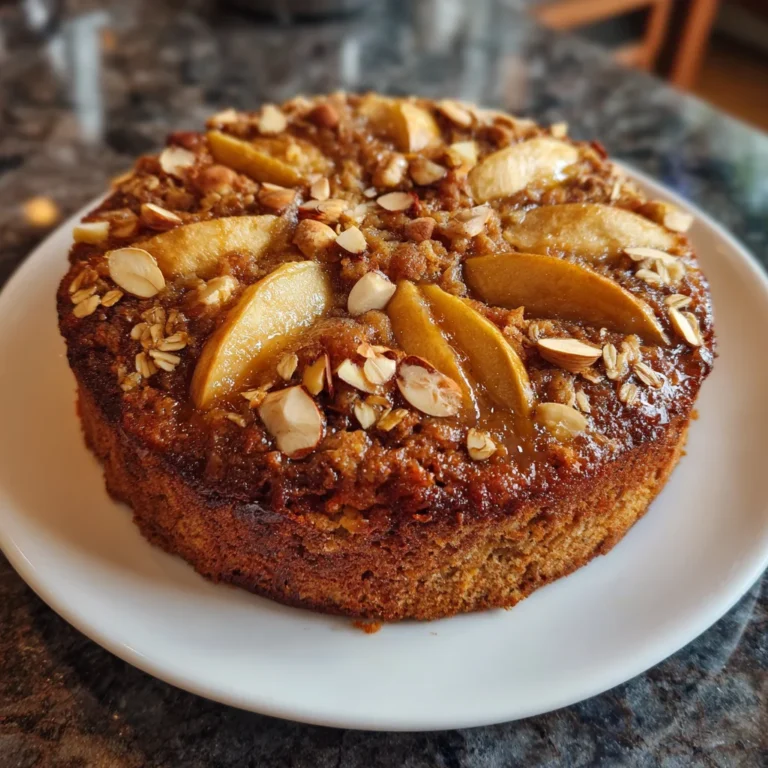 Healthy Oatmeal Apple Cake – Moist, Spiced & Guilt-Free!