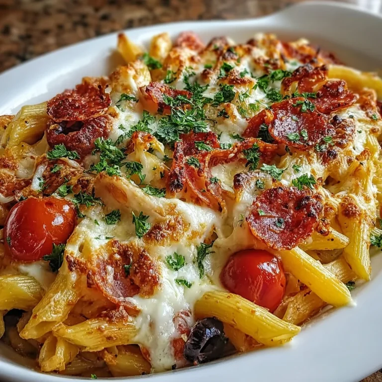 Charcuterie Board Pasta Bake – All Your Favorite Board Flavors in One Dish!