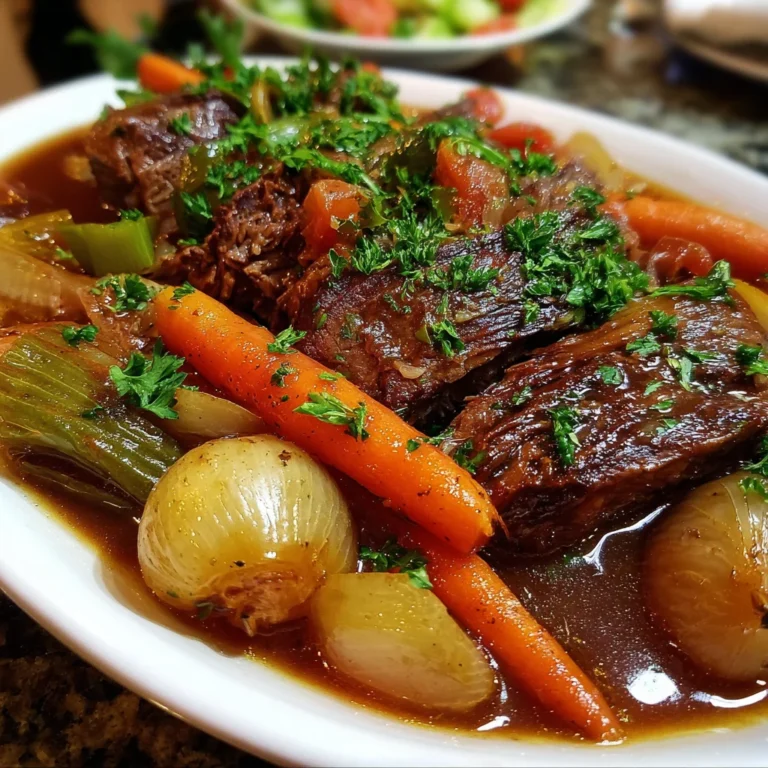 Italian Pot Roast Slow Cooker – Tender, Herby & Hands-Off!