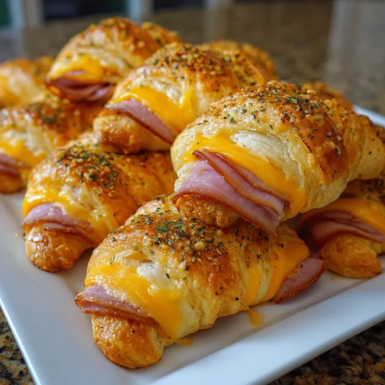 Ham & Cheese Crescent Roll-Ups – The Easiest Appetizer or Snack!