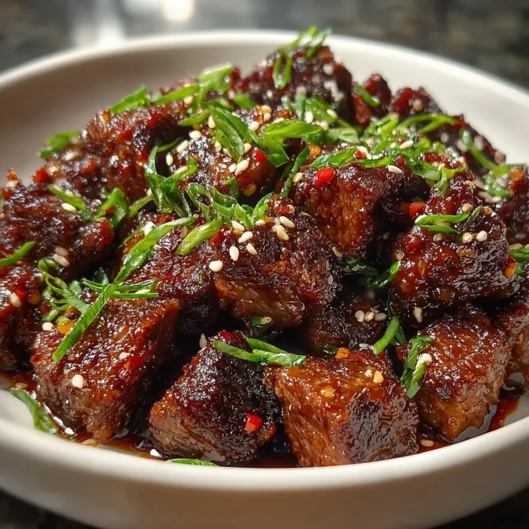 Sweet and Sticky Steak Bites | Tender, Glazed & Packed with Flavor