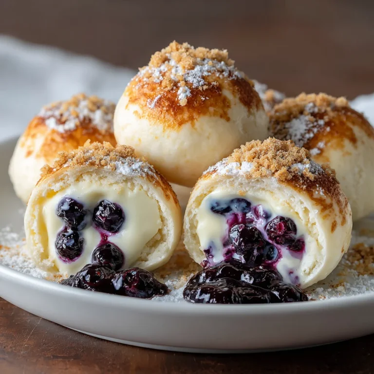 Blueberry Pie Bombs – Bite-Sized, Gooey & Irresistible!