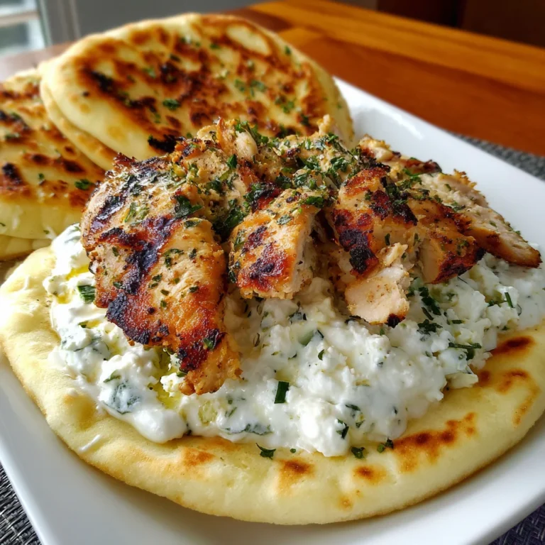 Mediterranean Chicken Gyros with Creamy Feta Tzatziki – Fresh, Flavorful & So Authentic!