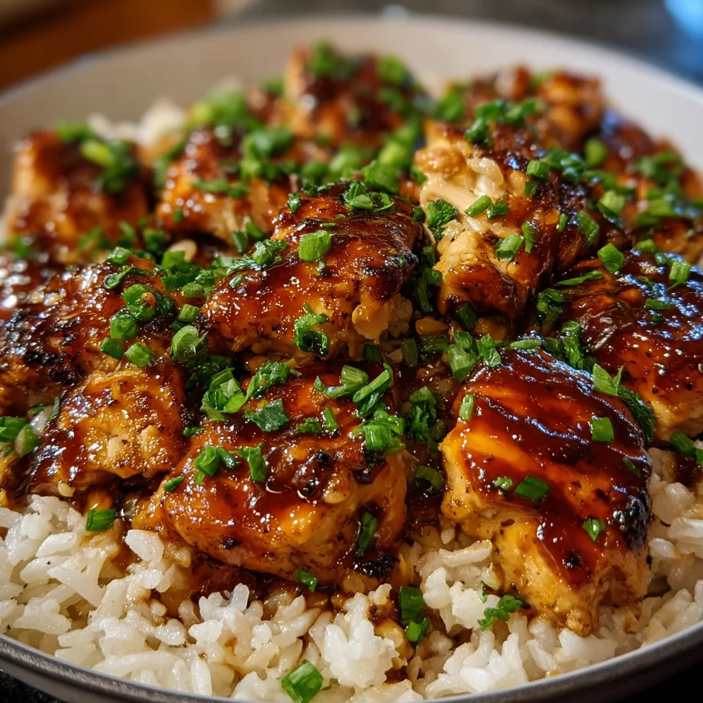 One-Skillet Honey BBQ Chicken & Rice | Sweet, Smoky & Super Satisfying