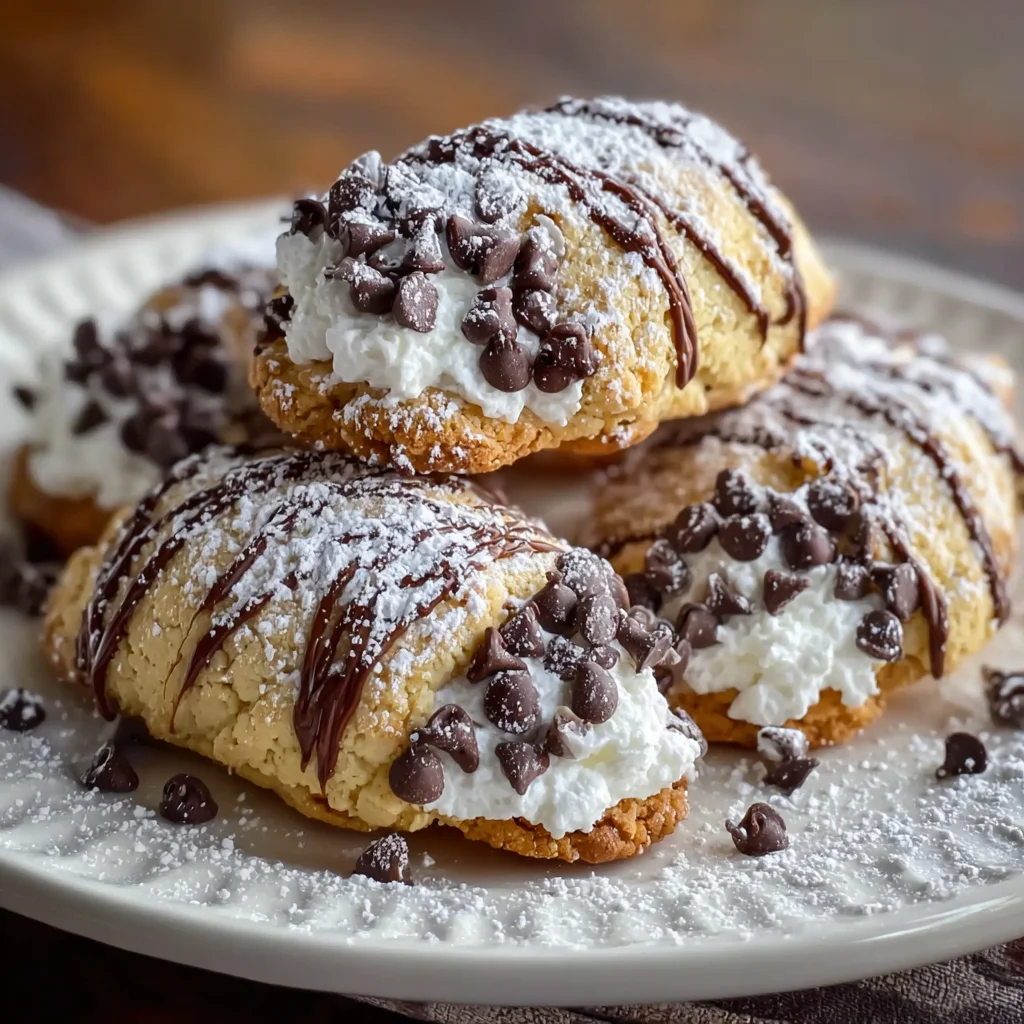 Cannoli Cookies – Crispy, Creamy & Irresistibly Sicilian!