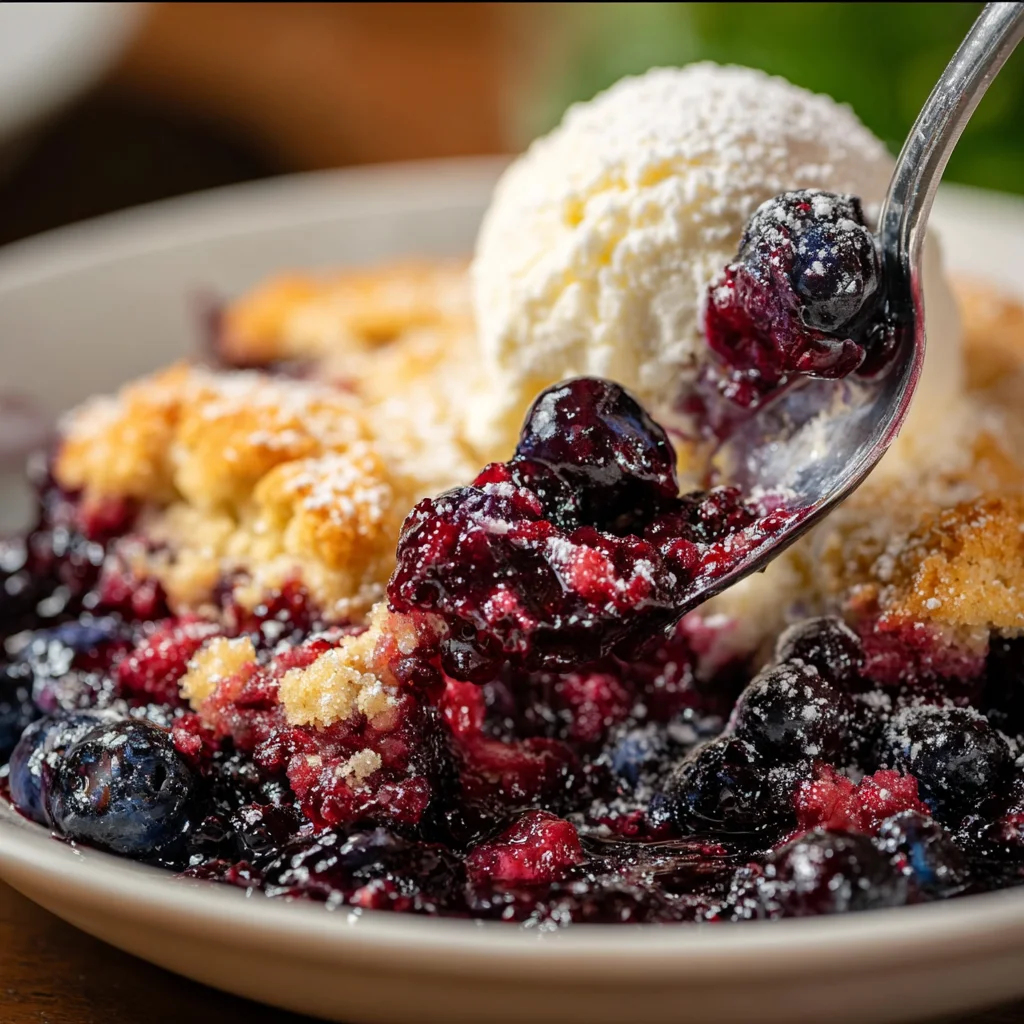 Blueberry Cobbler | Juicy, Buttery & Comforting Dessert Perfection
