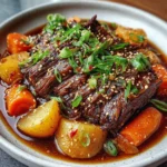 Korean Style Pot Roast Beef – Sweet, Savory & Fall-Apart Tender!