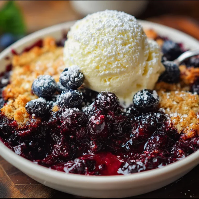 Blueberry Cobbler | Juicy, Buttery & Comforting Dessert Perfection