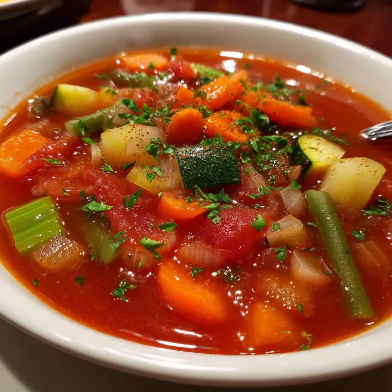 Olive Garden Vegetable Soup – Cozy, Hearty & Just Like the Restaurant!