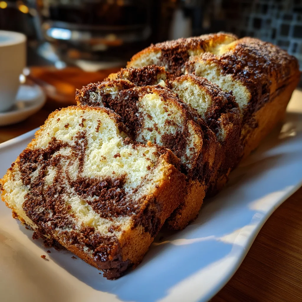 Chocolate Marble Bread – Swirls of Sweet Indulgence!
