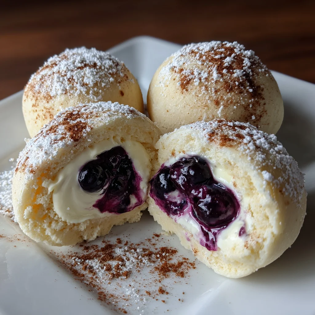 Blueberry Pie Bombs – Bite-Sized, Gooey & Irresistible!