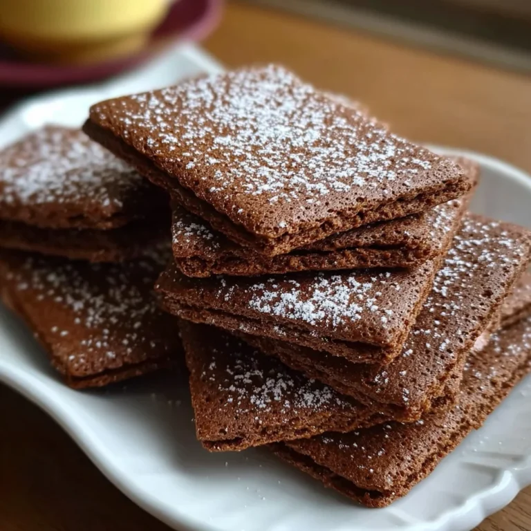 Homemade Chocolate Graham Crackers | Crispy, Chocolaty & Made from Scratch