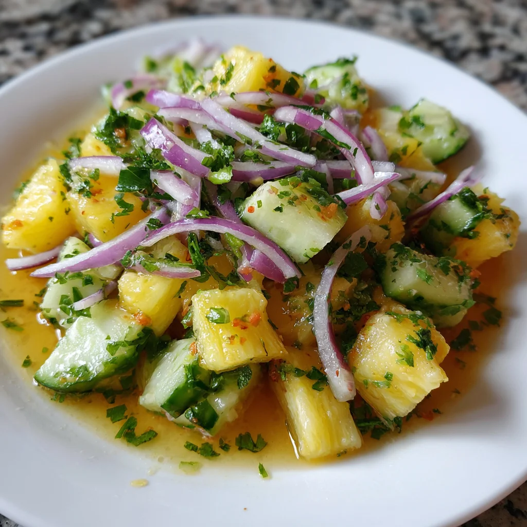 Tropical Crunch Salad – Sweet, Spicy & Refreshing!