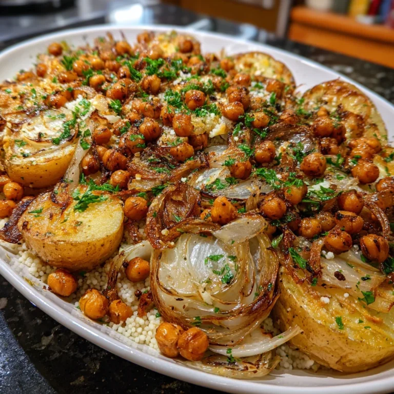 Pearl Couscous Salad with Crispy Chickpeas | Fresh, Hearty & Mediterranean-Inspired
