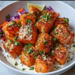 Bang Bang Salmon Bites Bowls – Crispy, Spicy & Irresistible!