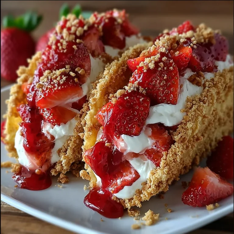 Strawberry Crunch Cheesecake Tacos – The Sweet Treat You’ll Crave!