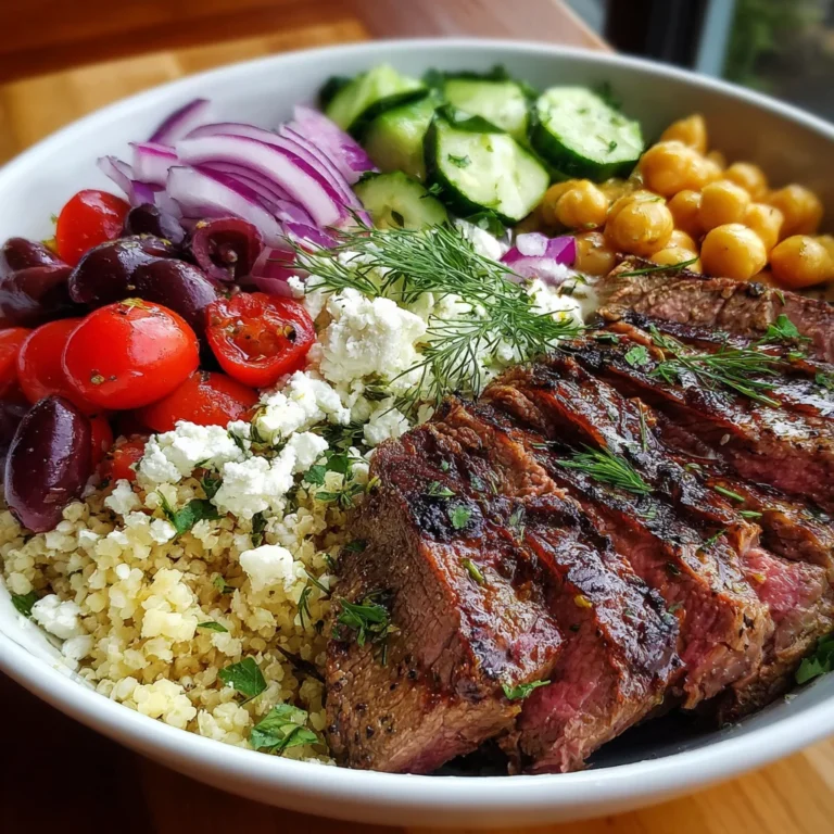 Mediterranean Steak Bowl – A Flavor Vacation in Every Bite!