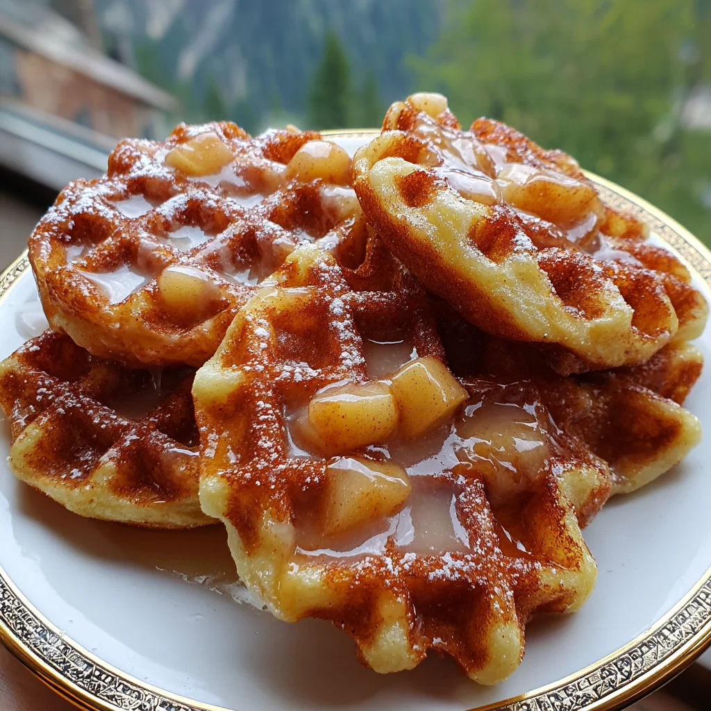 Apple Fritter Waffle Donuts – Crispy, Cinnamon-Spiced & Irresistible!