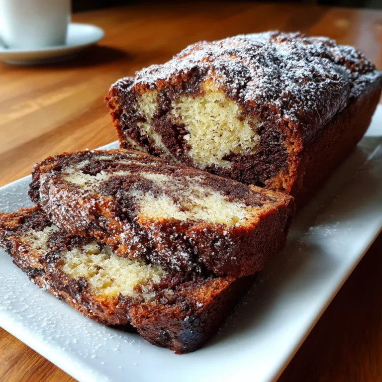 Chocolate Marble Bread – Swirls of Sweet Indulgence!
