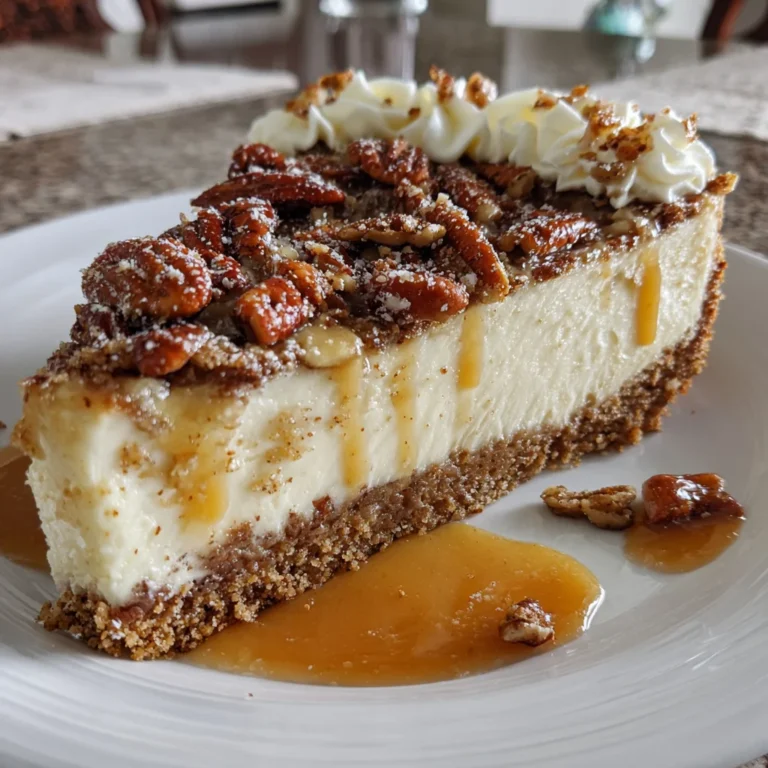 Pecan Cheesecake Pie – Creamy, Nutty & Holiday-Worthy Delicious!