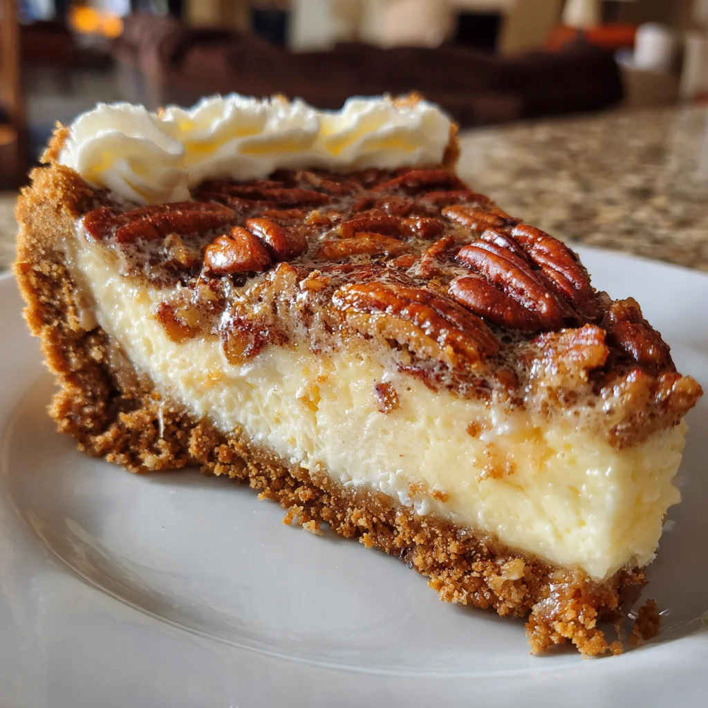 Pecan Cheesecake Pie – Creamy, Nutty & Holiday-Worthy Delicious!