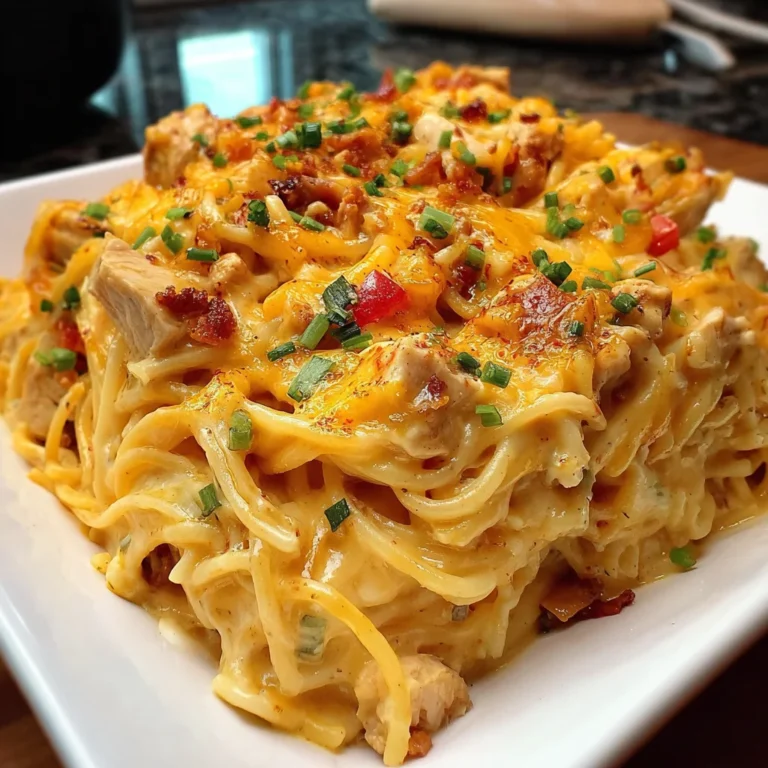Spicy Southern Cheesy Chicken Spaghetti Casserole – Comfort Food with a Kick!