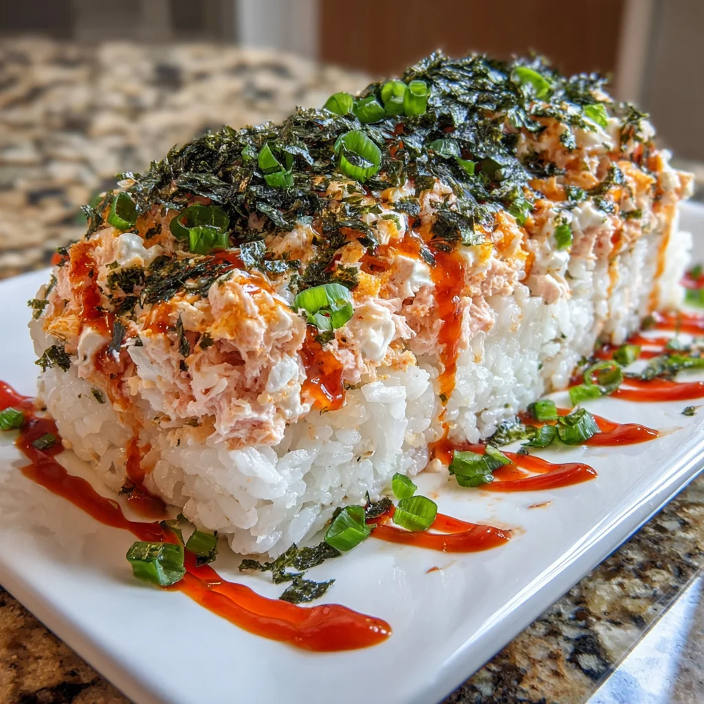 Sushi Bake – Creamy, Cheesy & Packed with Flavor!