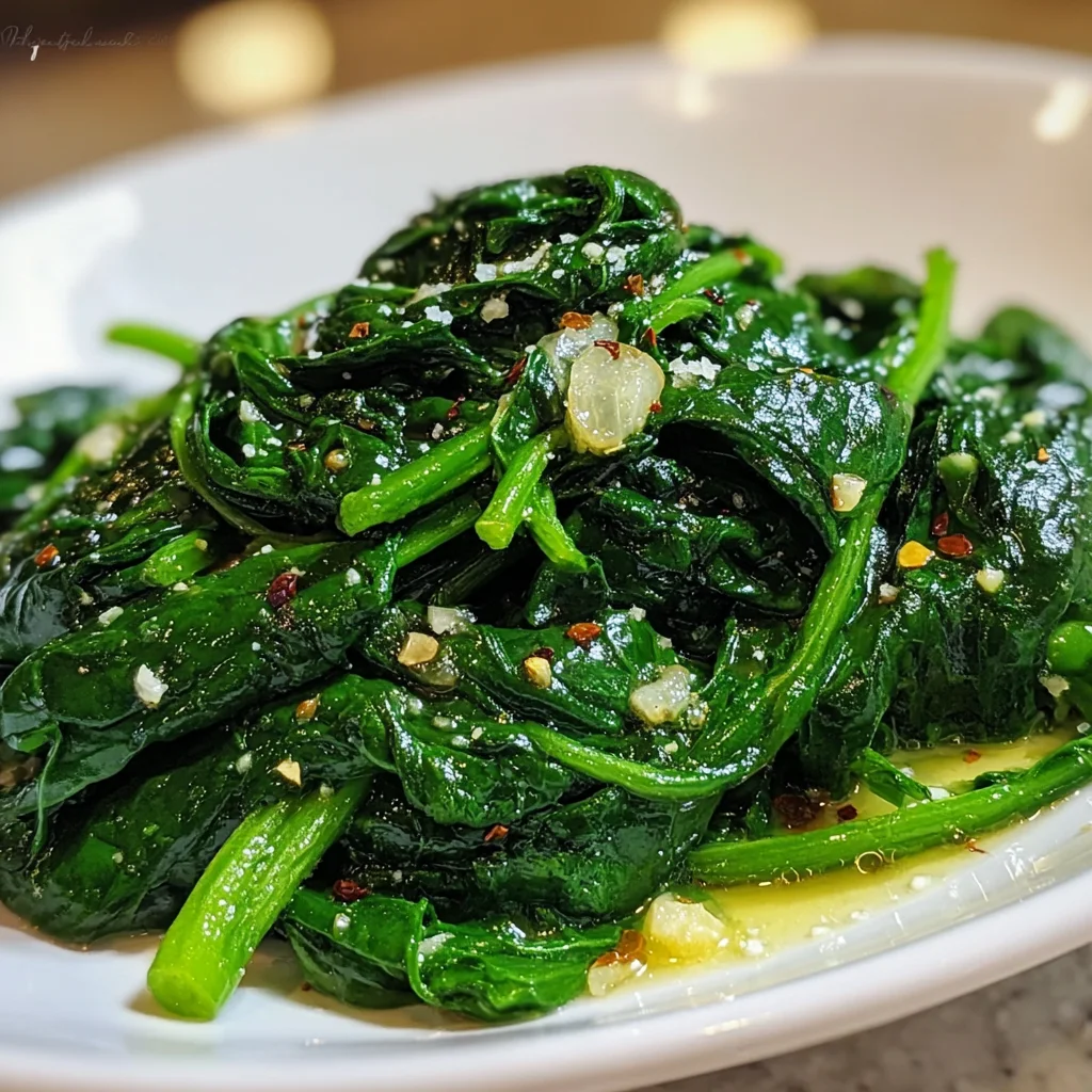 Sautéed Spinach – Quick, Garlicky & Packed with Nutrients!