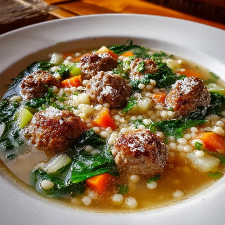 Italian Wedding Soup – Hearty, Comforting & Full of Flavor!