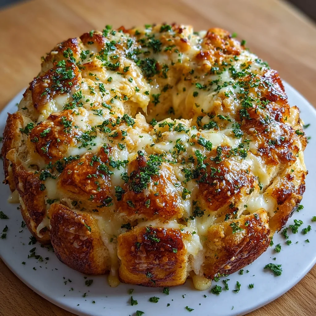 Chicken Alfredo Monkey Bread – Savory, Cheesy & Irresistibly Pull-Apart!