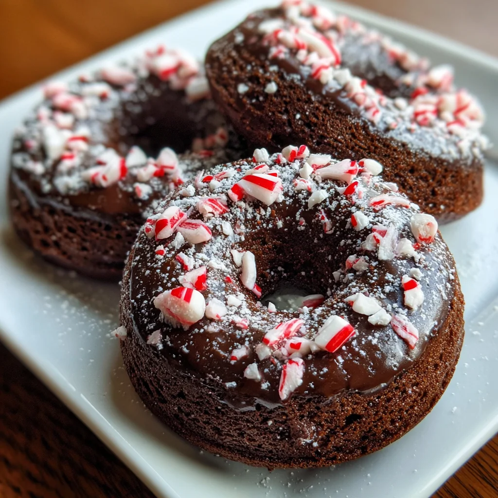 Chocolate Peppermint Donuts – Festive, Fudgy & Perfect for the Holidays!