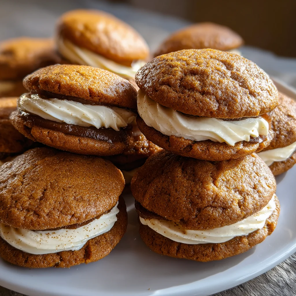 Apple Cider Whoopie Pie Cookies – Soft, Spiced & Filled with Sweet Cream!