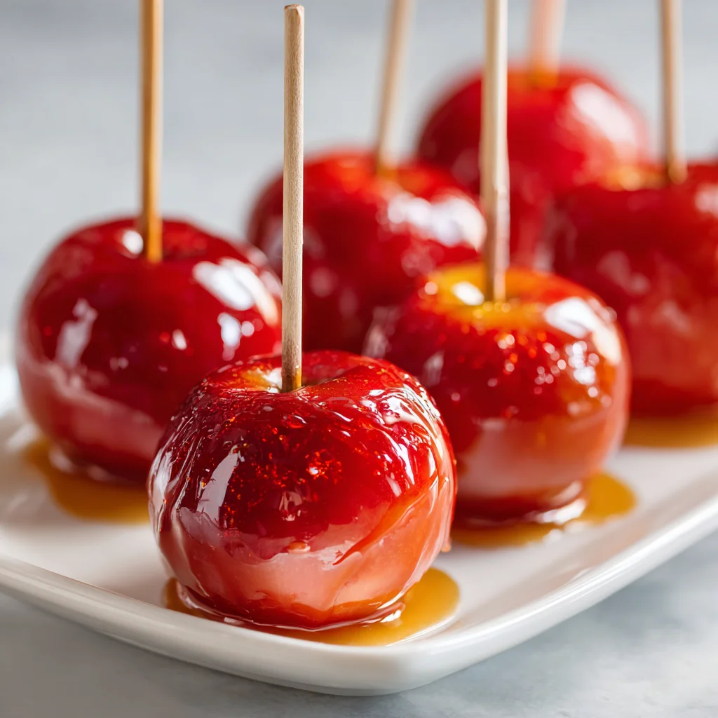 Tanghulu Candy Apple Bites – Shiny, Crunchy & Bite-Sized Sweetness!