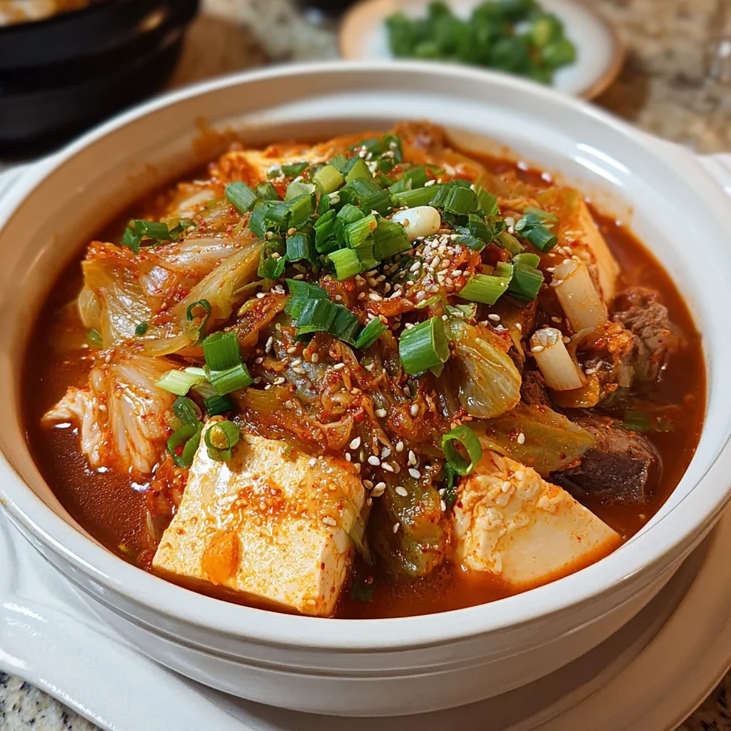 Irresistible Kimchi Stew (Kimchi Jjigae) – Spicy, Savory & Comfort in a Bowl!