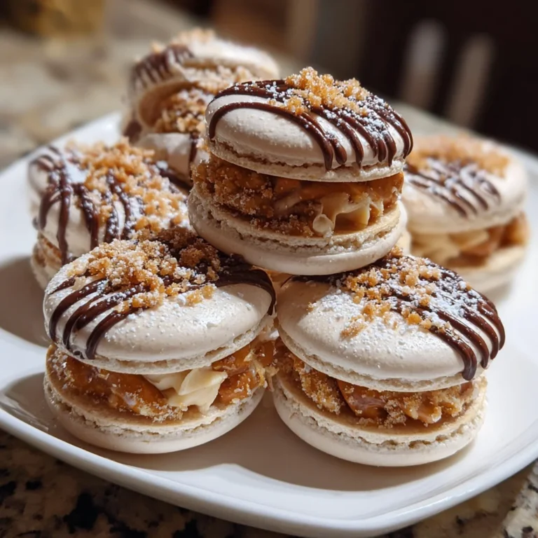 Chocolate Peanut Butter Pretzel Macarons – Sweet, Salty & Elegant!