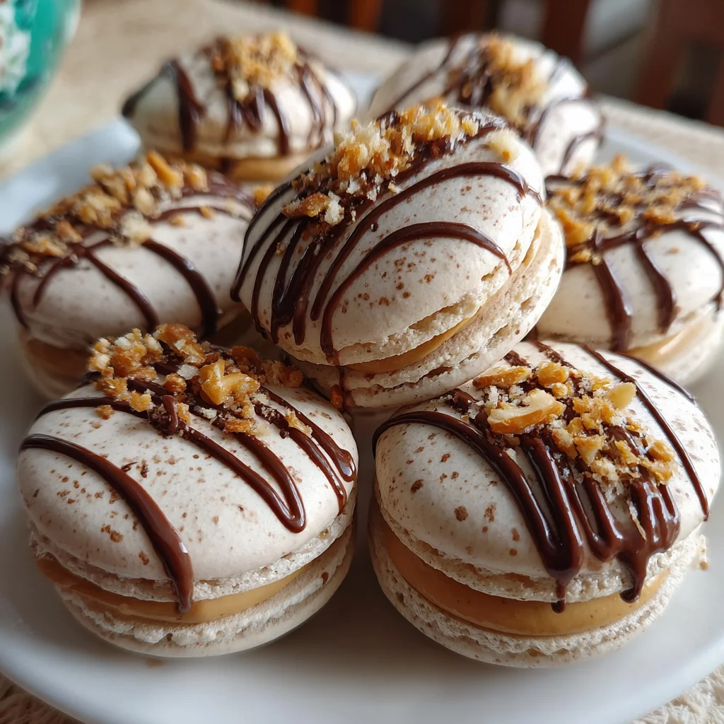 Chocolate Peanut Butter Pretzel Macarons – Sweet, Salty & Elegant!