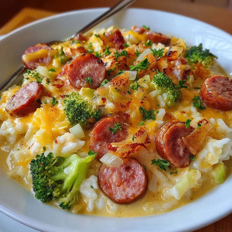 Cheesy Sausage Casserole – Hearty, Comforting & So Easy!