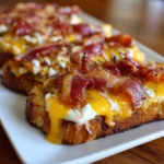 Cheesy Bacon Ranch Toast – Crispy, Savory & Irresistible!