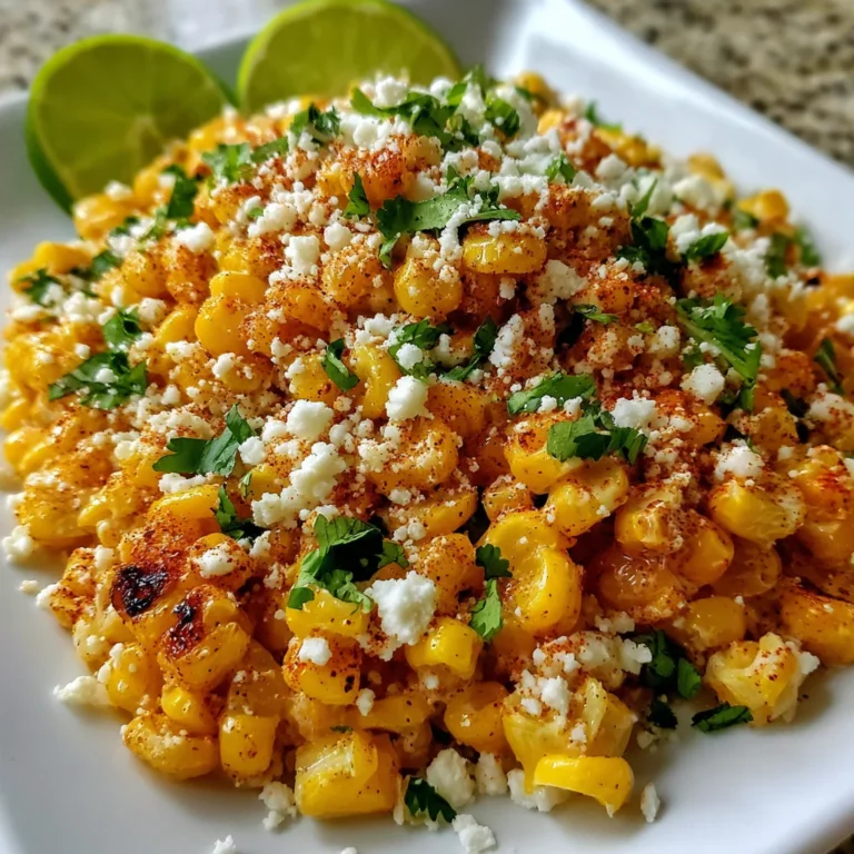 Mexican Street Corn Salad – Creamy, Zesty & Bursting with Flavor!