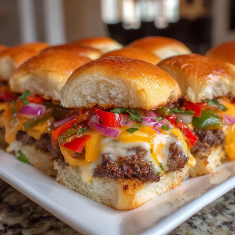 Cheeseburger Sliders with Queso – The Ultimate Game Day Feast!