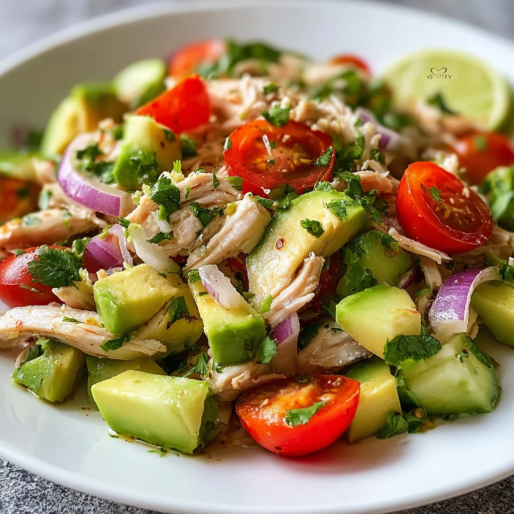 Turkey Avocado Salad – Fresh, Protein-Packed & Perfect for Leftovers!